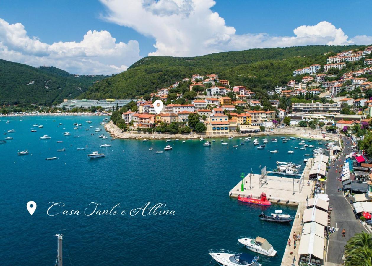 Вилла Casa Santo E Albina Рабац Экстерьер фото